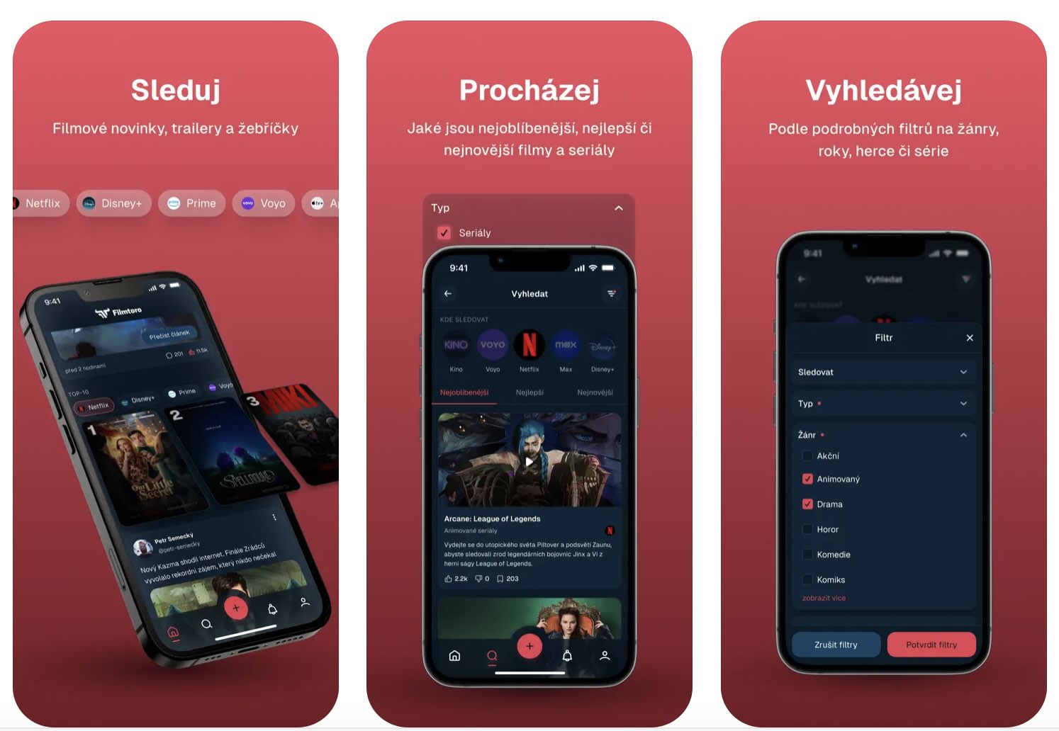 Máme novou mobilní aplikaci - sdílejte vaše filmové postřehy s námi