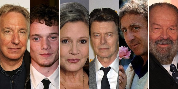 Hvězdy, které nás opustily v roce 2016