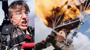 VIDEO: Tom Cruise na hraně života a smrti. S hořícím padákem přepsal bizarní rekord