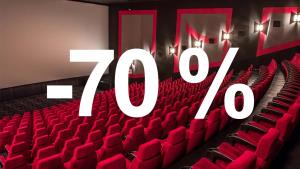 Tvrdá realita kinařů: Tržby klesly oproti loňskému roku o 70 procent