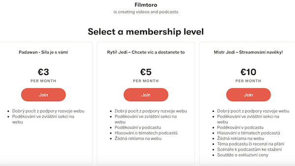 Líbí se vám naše videa a podcasty? Staňte se patronem a natočíme další
