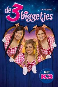 the 3 piglings musical with K3 plakát