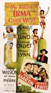 My Friend Irma Goes West plakát