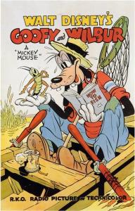 Goofy a jeho kamarád Wilbur plakát