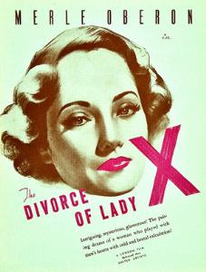The Divorce of Lady X plakát