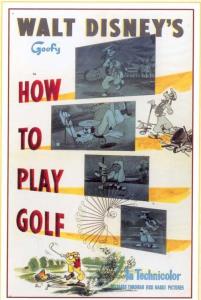 HOW TO PLAY GOLF plakát