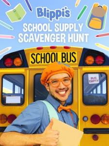 Blippi's School Supply Scavenger Hunt plakát