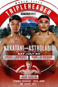 Junto Nakatani vs. Vincent Astrolabio plakát