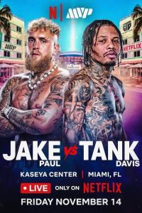 Jake Paul vs. Tank Davis plakát