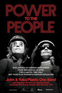 Power to the People: John & Yoko Live in NYC plakát