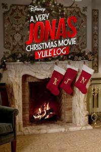 A Very Jonas Christmas Movie Yule Log plakát