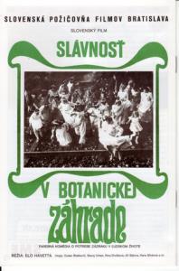 Slavnost v botanické zahradě