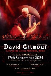 David Gilmour Live at the Circus Maximus, Rome plakát