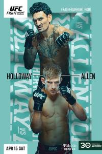 UFC on ESPN 44: Holloway vs. Allen plakát