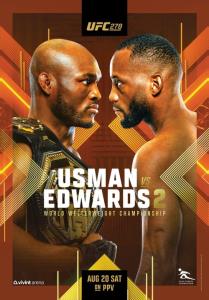 UFC 278: Usman vs. Edwards 2 plakát