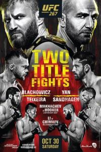 UFC 267: Blachowicz vs. Teixeira plakát
