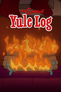 The Simpsons Yule Log plakát