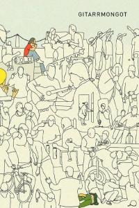 Mongoloid s kytarou plakát