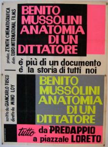 Benito Mussolini, anatomia di un dittatore plakát