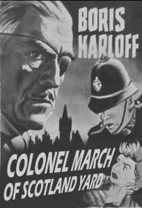 Colonel March of Scotland Yard plakát