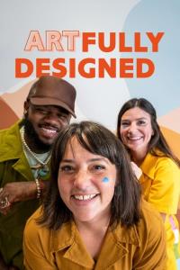 Umělecký design domů plakát