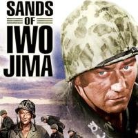 V písku ostrova Iwo Jima